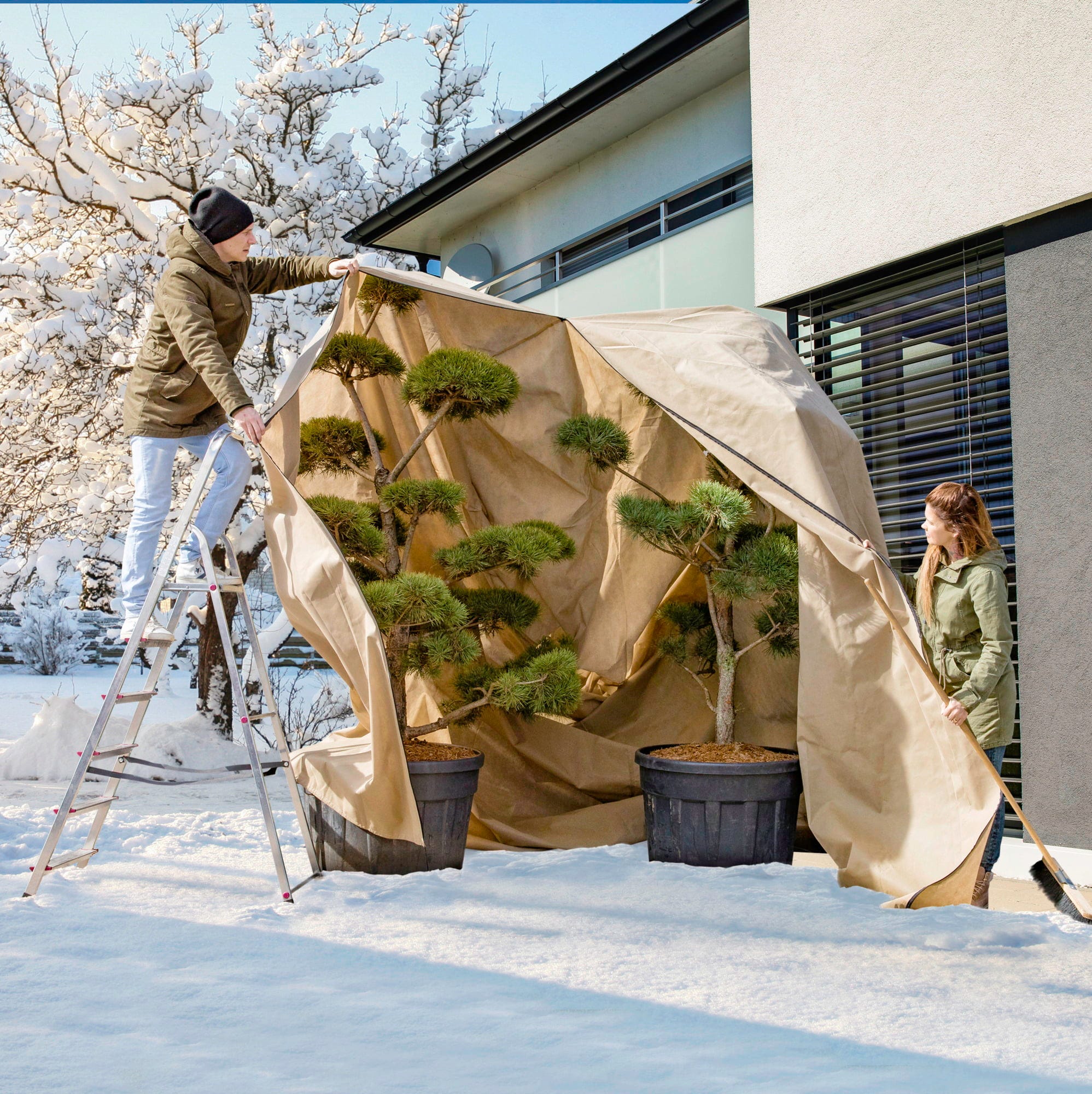 Windhager Winter Vlieshaube "Superprotect XXXL"